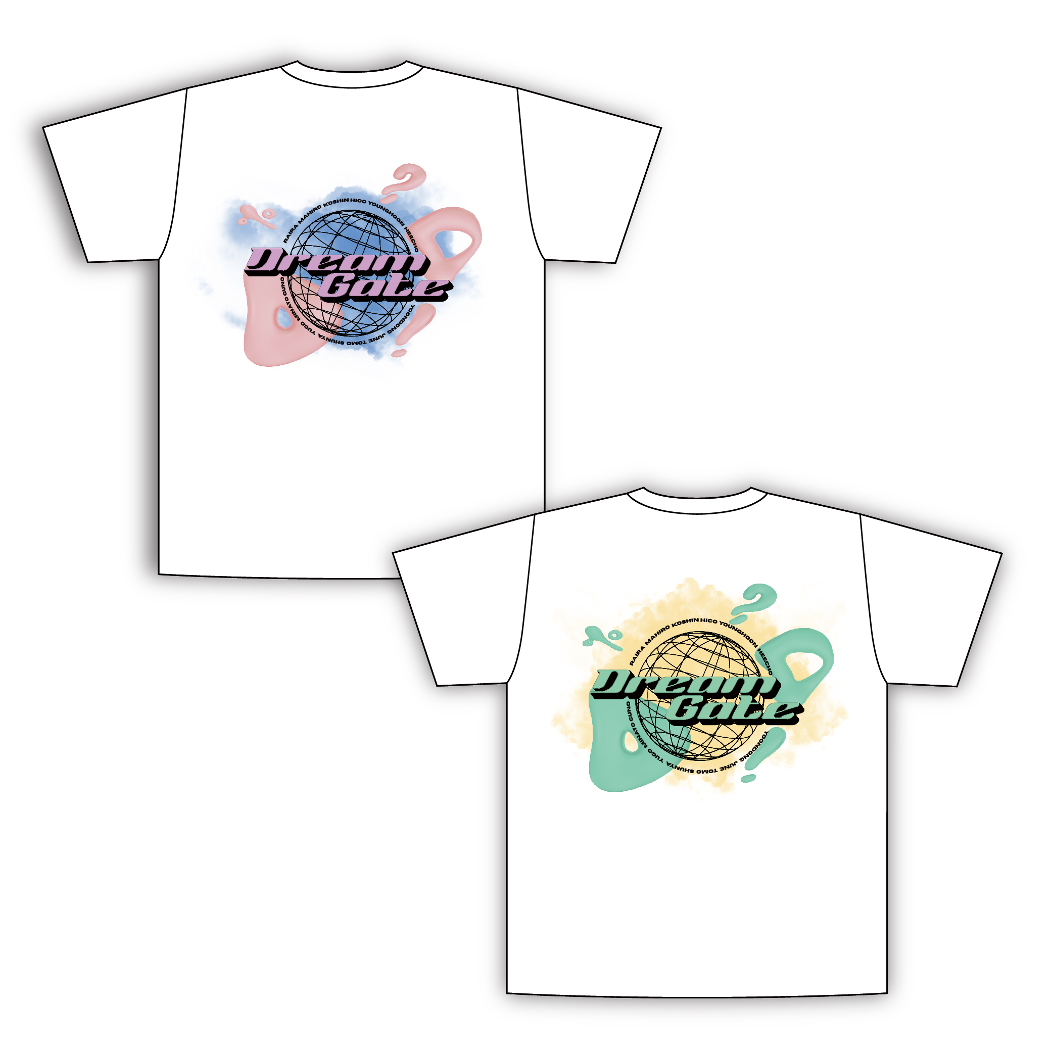 T-shirt（pink/green）